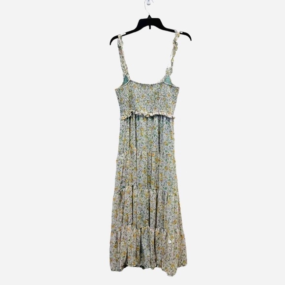 Nwt ASTR The Label Floral Smocked Tiered Dress - Picture 4 of 8